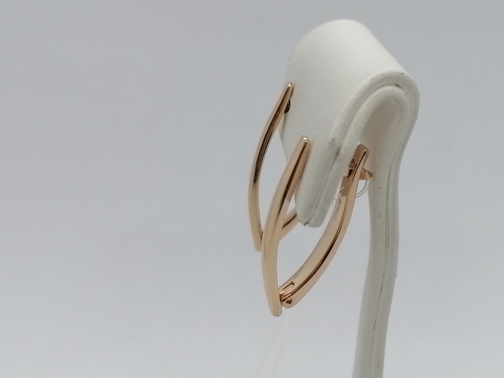 СЕРЬГИ БЕЗ КАМНЯ (Au 585)