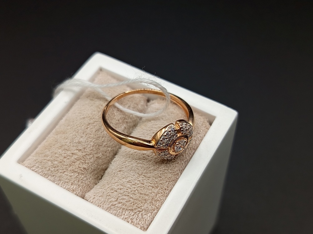 КОЛКМИ585 КОЛЬЦО С КАМНЯМИ (Au 585)