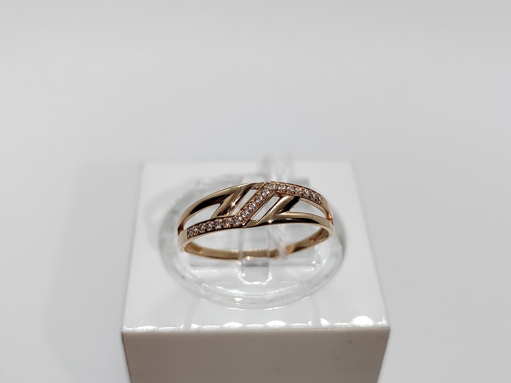 КОЛКМИ375 КОЛЬЦО С КАМНЯМИ (Au 375)