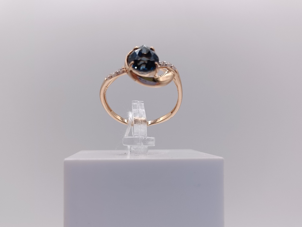 КОЛКМИ585 КОЛЬЦО С КАМНЯМИ (Au 585)