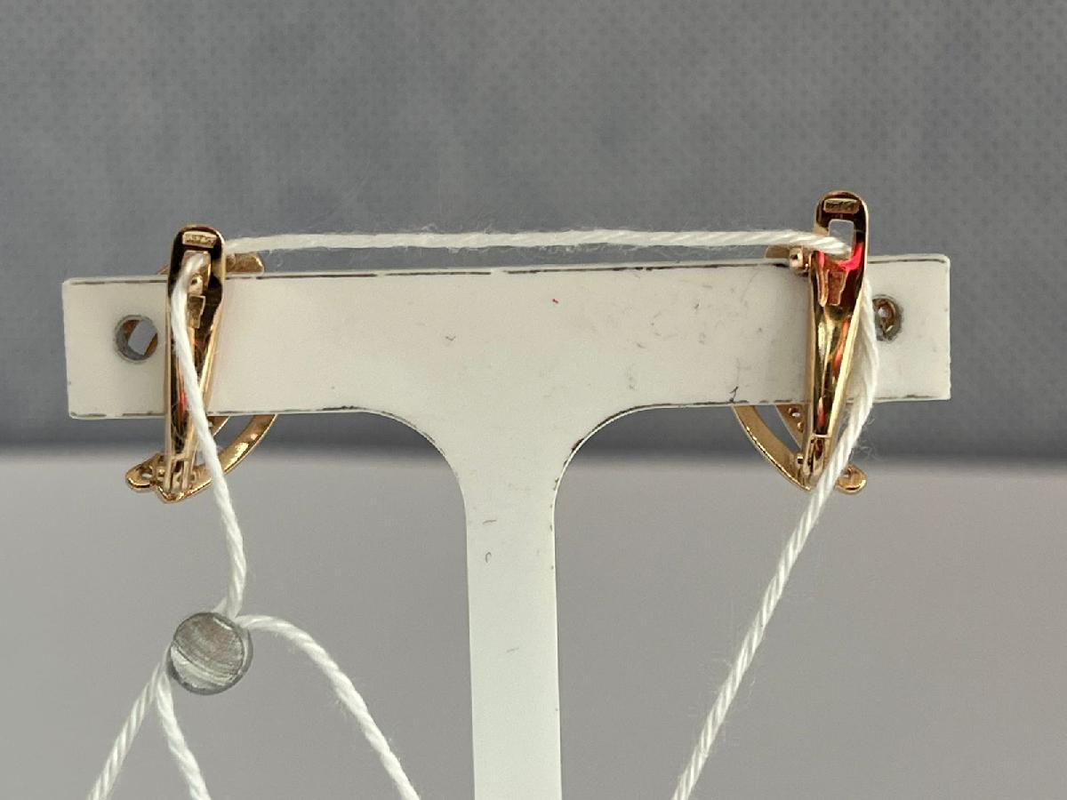 СЕРЬГИ С КАМНЯМИ (Au 585)