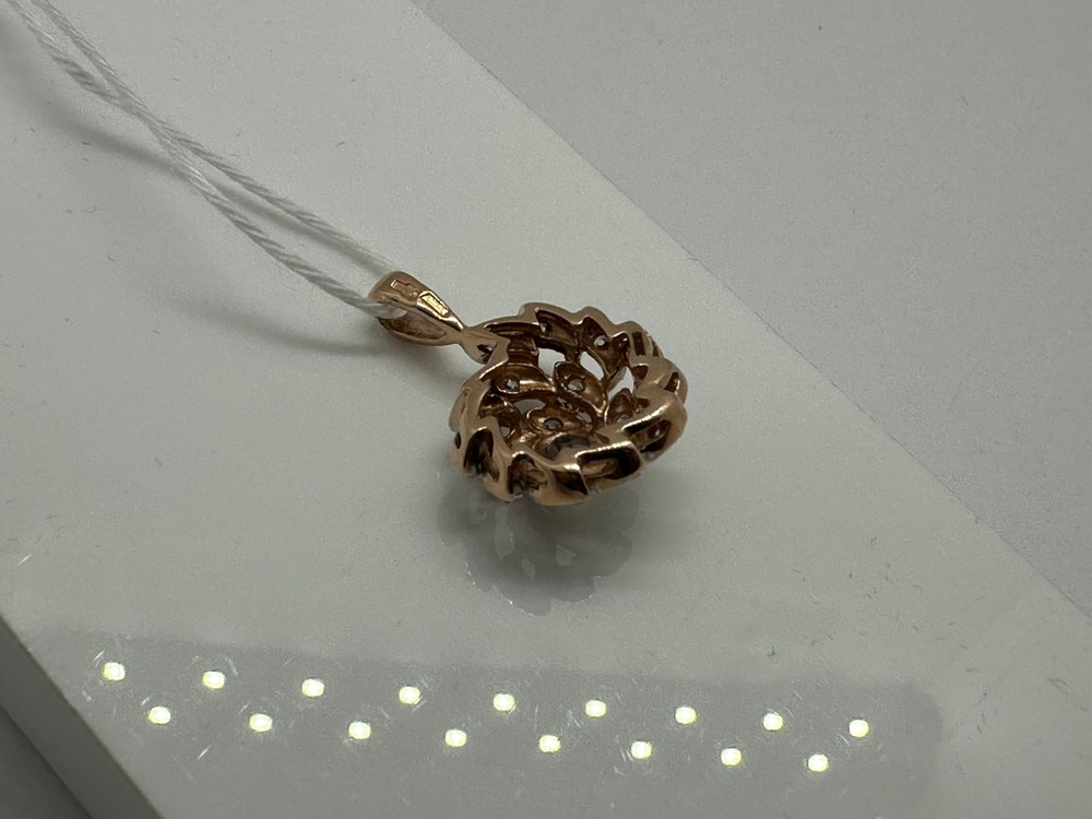 ПОДКМИ585 ПОДВЕСКА С КАМНЯМИ (Au 585)