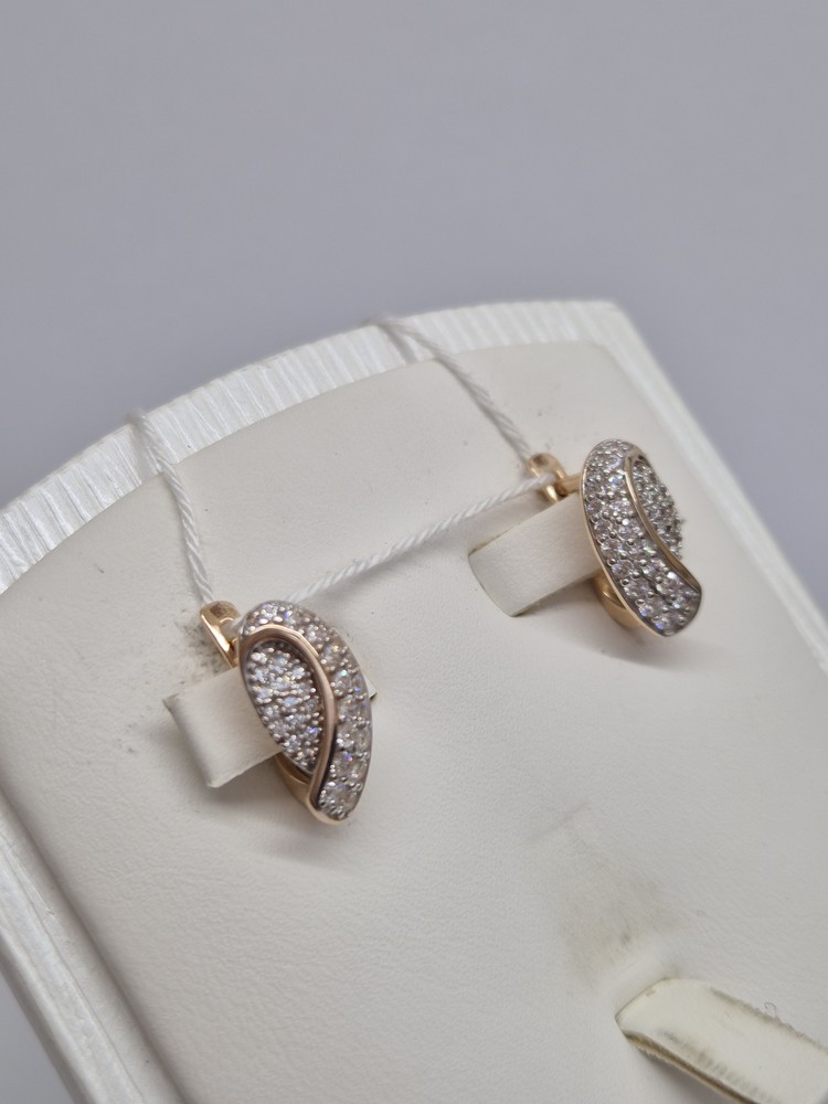 СЕРЬГИ С КАМНЯМИ (Au 585)