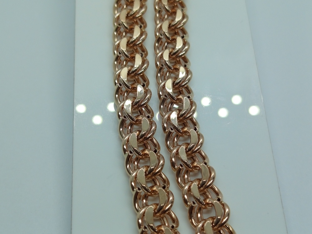 ЦЕПЬ ПУСТОТЕЛАЯ Бисмарк (Au 585)