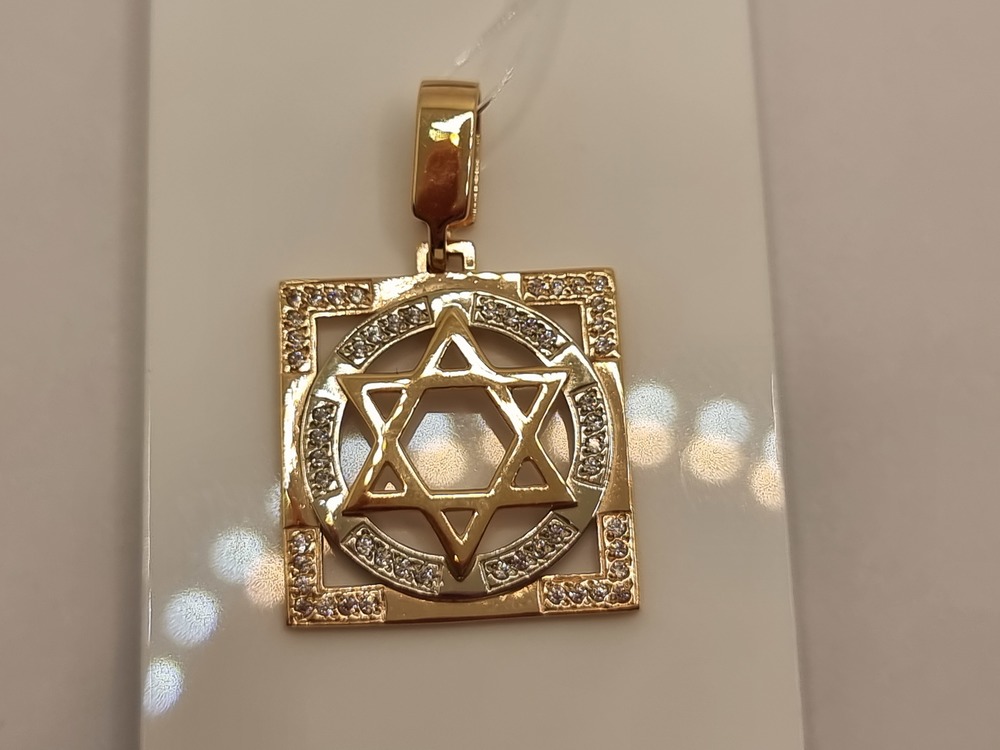 ПОДВЕСКА С КАМНЯМИ (Au 585)