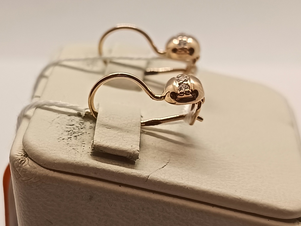 СЕРЬГИ С КАМНЯМИ (Au 585)