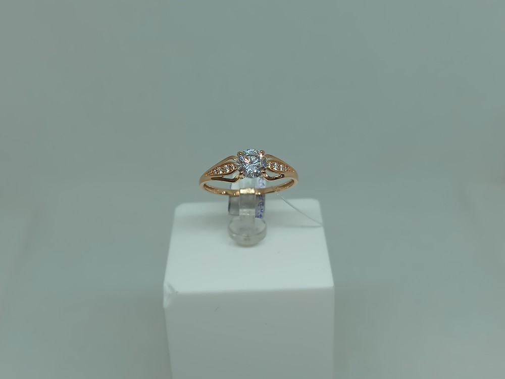 КОЛЬЦО С КАМНЯМИ (Au 585)