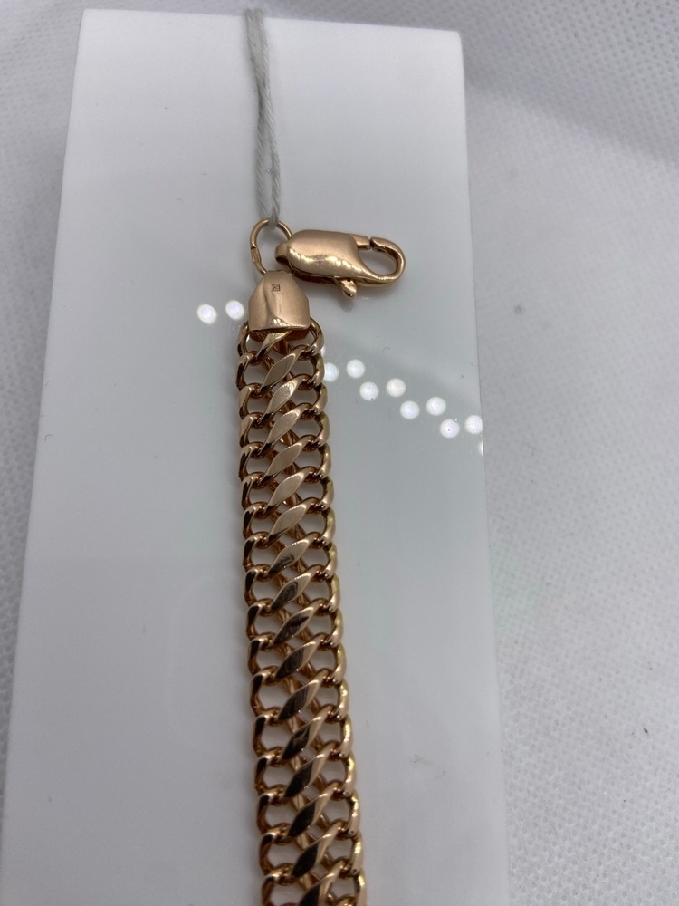 БЛ8585 БРАСЛЕТ ПОЛНОВЕСНЫЙ Восьмерка (Au 585)