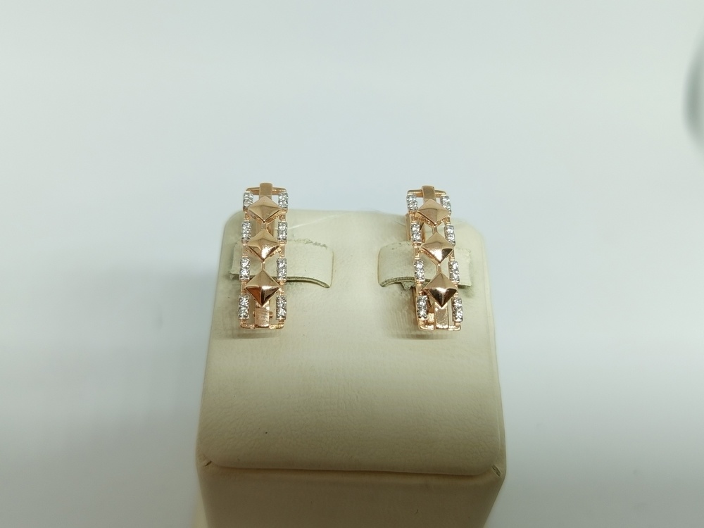 СЕРЬГИ С КАМНЯМИ (Au 585)