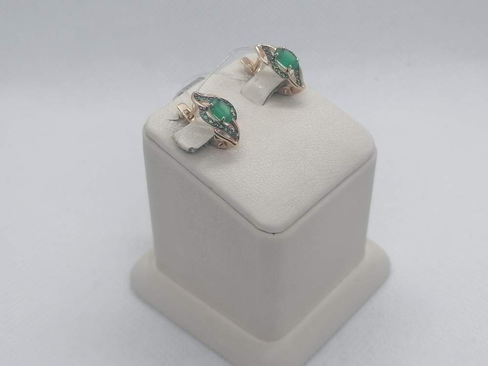 51-320-01614-3 СЕРЬГИ С КАМНЯМИ (Au 585)