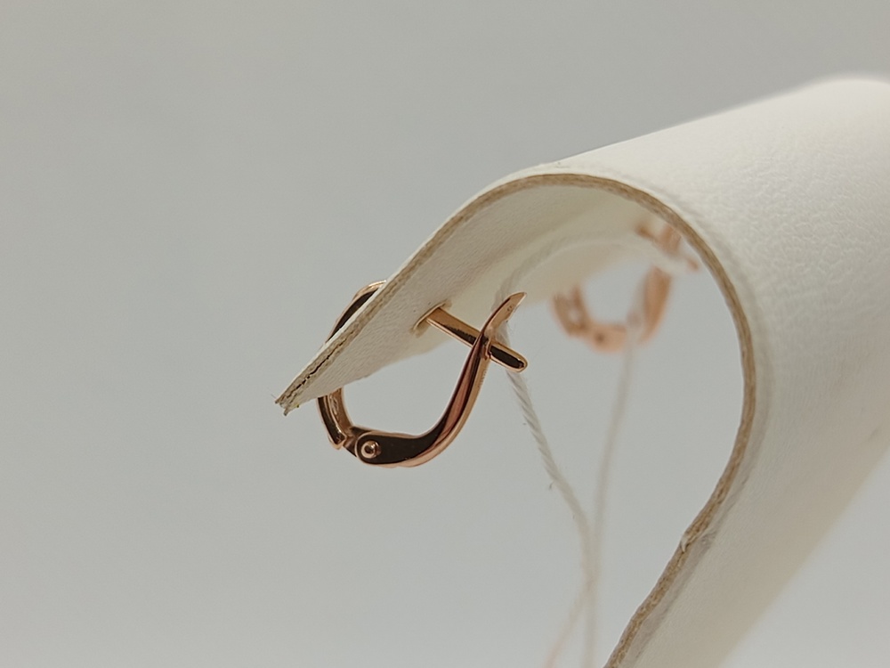 СКМИ585 СЕРЬГИ С КАМНЯМИ (Au 585)