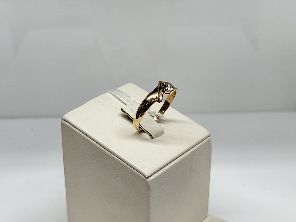 КОЛЬЦО БРИЛЛИАНТ Au 585