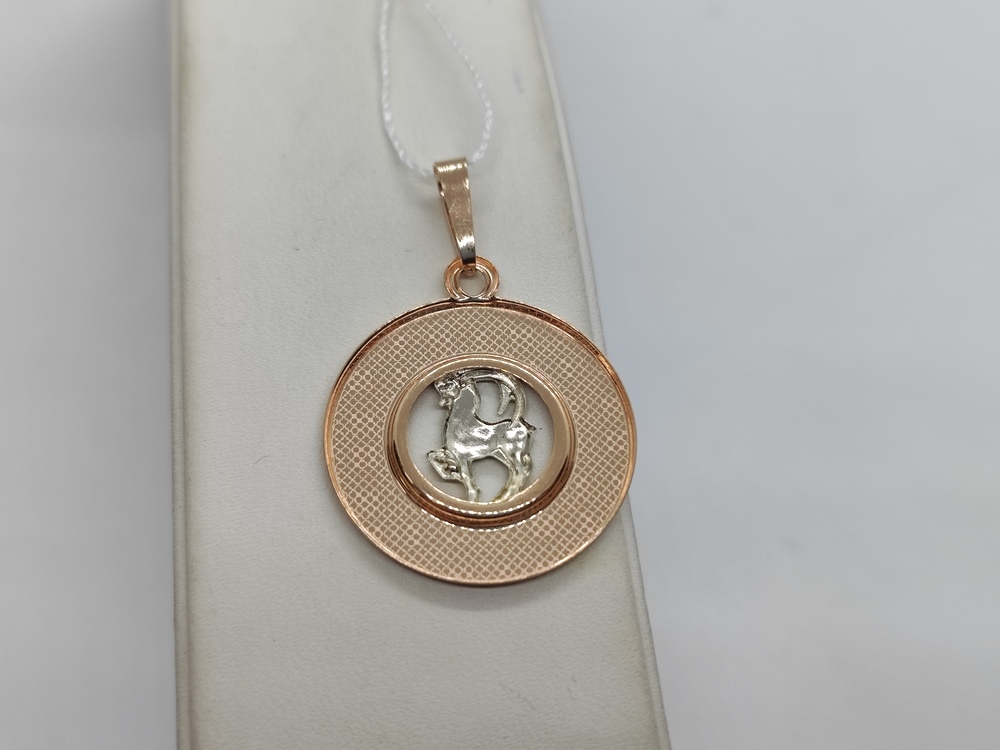 ПОДВЕСКА ЗНАК ЗОДИАКА КОЗЕРОГ (Au 585)