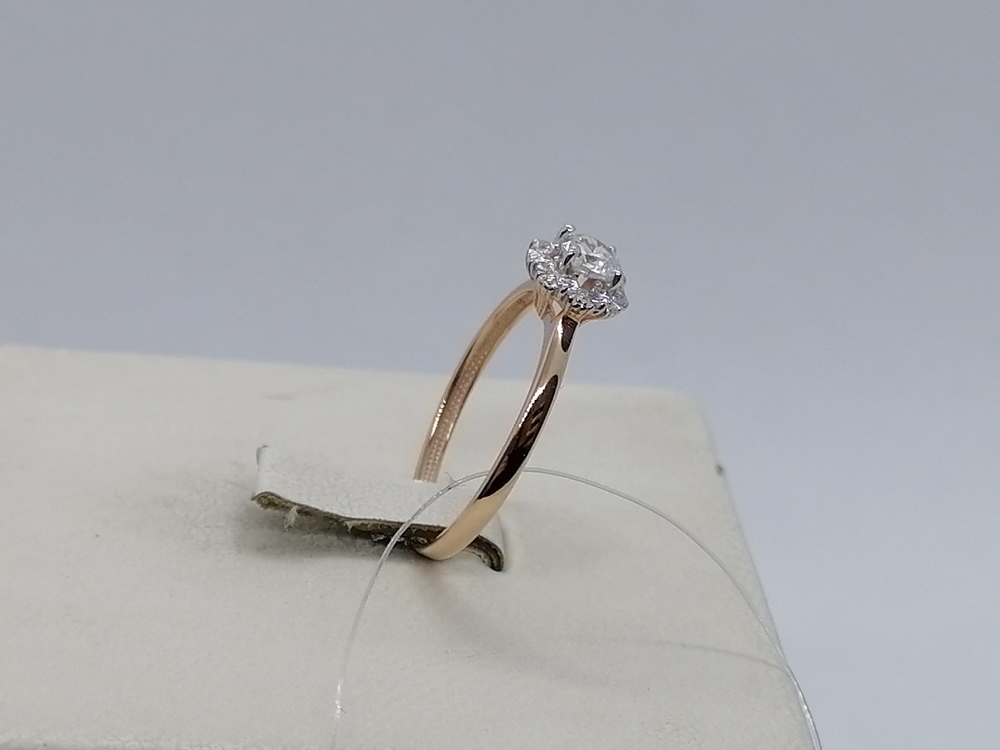 К1326236 КОЛЬЦО С КАМНЯМИ (Au 585)