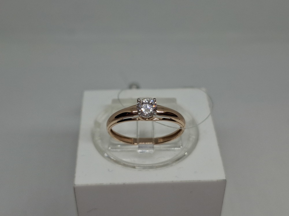 КОЛЬЦО С КАМНЕМ (Au 585)