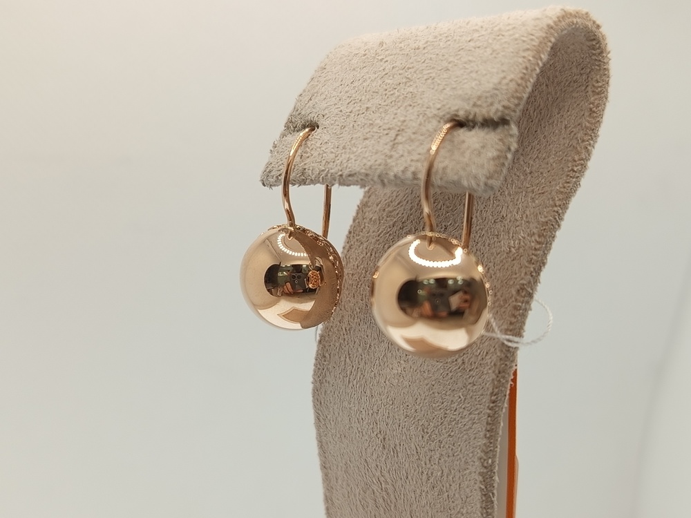 СЕРЬГИ БЕЗ КАМНЯ (Au 585)