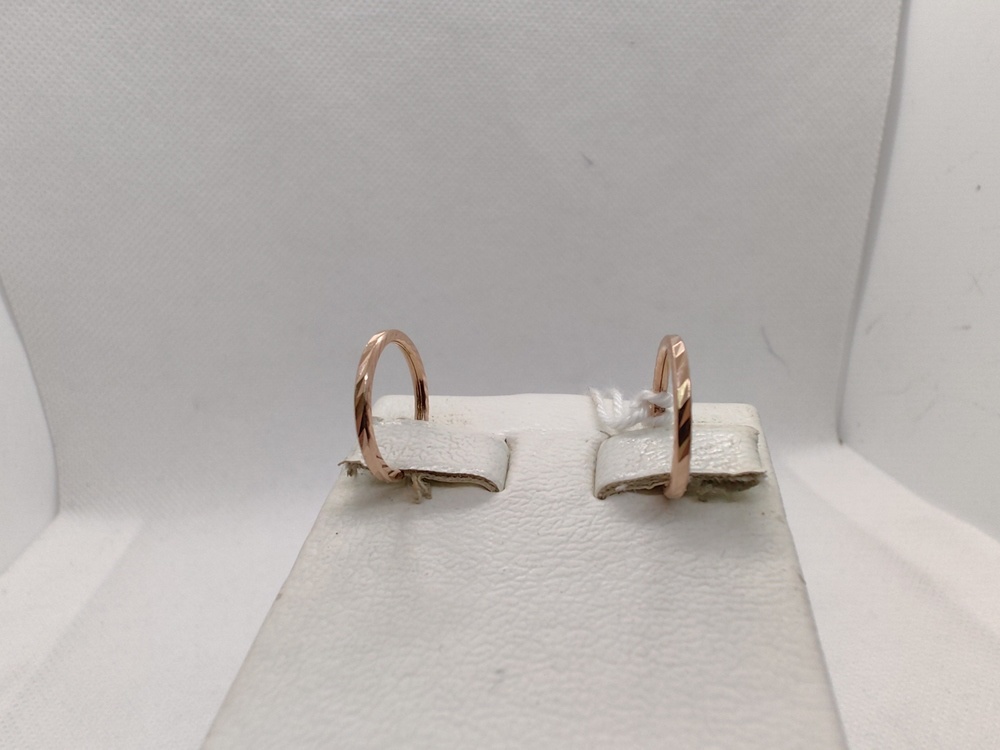 СКОН585 СЕРЬГИ КОНГО (Au 585)