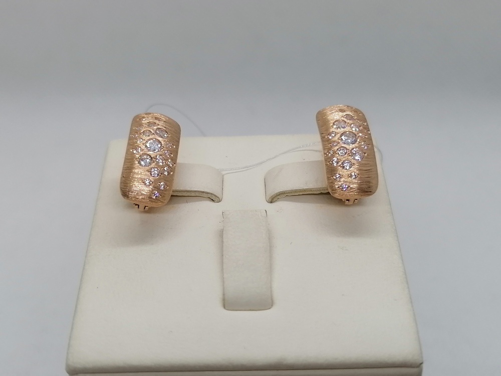 СЕРЬГИ С КАМНЯМИ (Au 585)