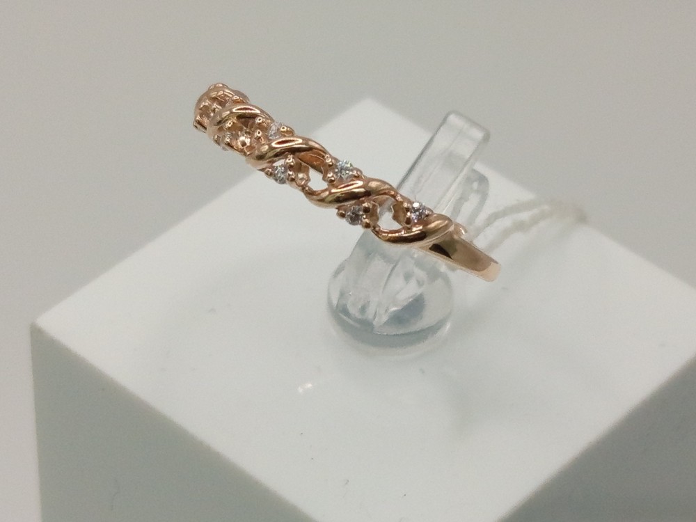 КОЛКМИ585 КОЛЬЦО С КАМНЯМИ (Au 585)