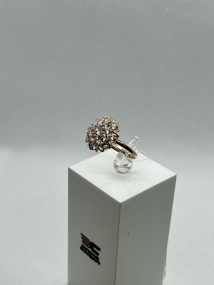 КОЛЬЦО С КАМНЯМИ (Au 585)