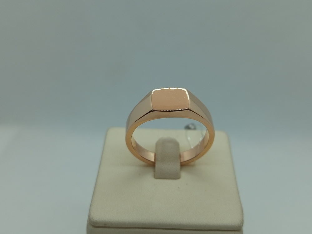 01-0062 КОЛЬЦО ПЕЧАТКА без камня (Au 585)