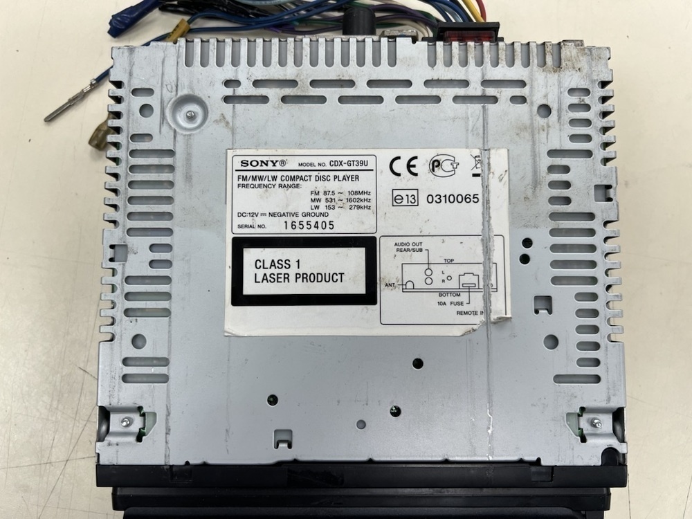 МАГНИТОЛА SONY CDX-GT39UE