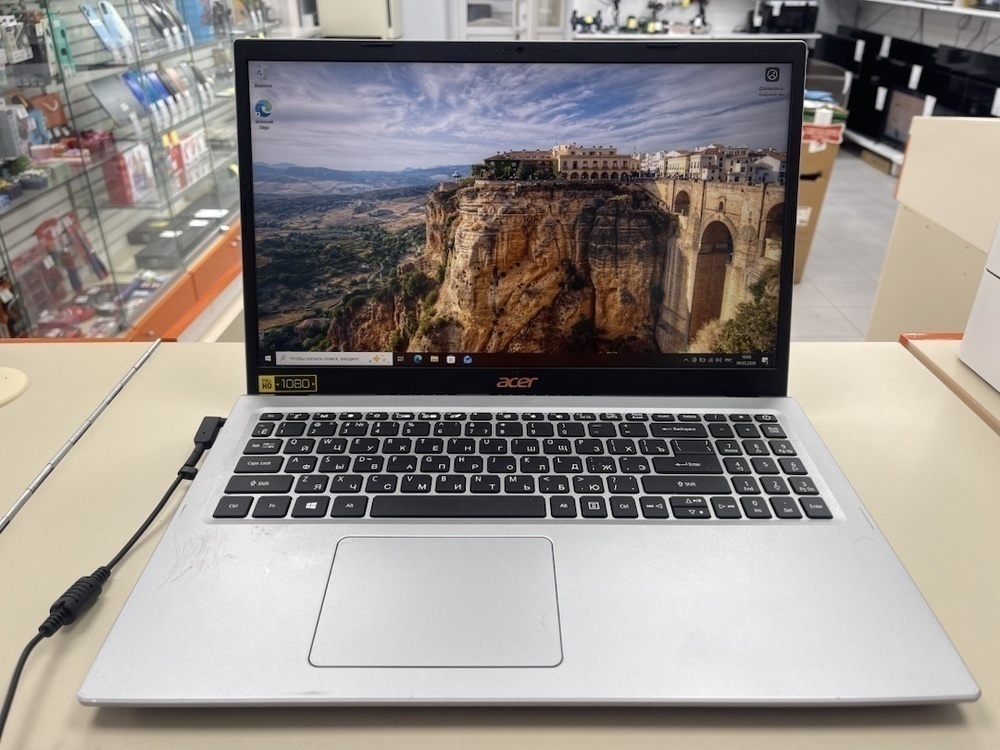 Ноутбук Acer acer aspire 3 a315-34-c9wh; Celeron N4500, Intel HD Graphics 4600, 4 Гб, 256 Гб, Нет