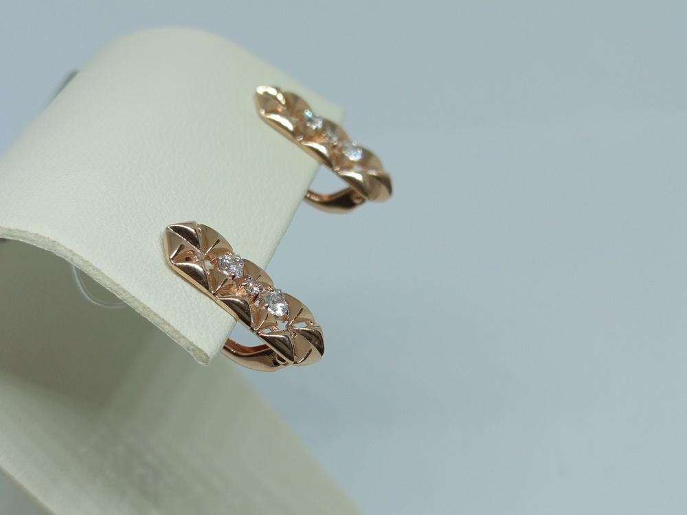 СЕРЬГИ С КАМНЯМИ (Au 585) СЕРЬГИ С КАМНЯМИ (Au 585)