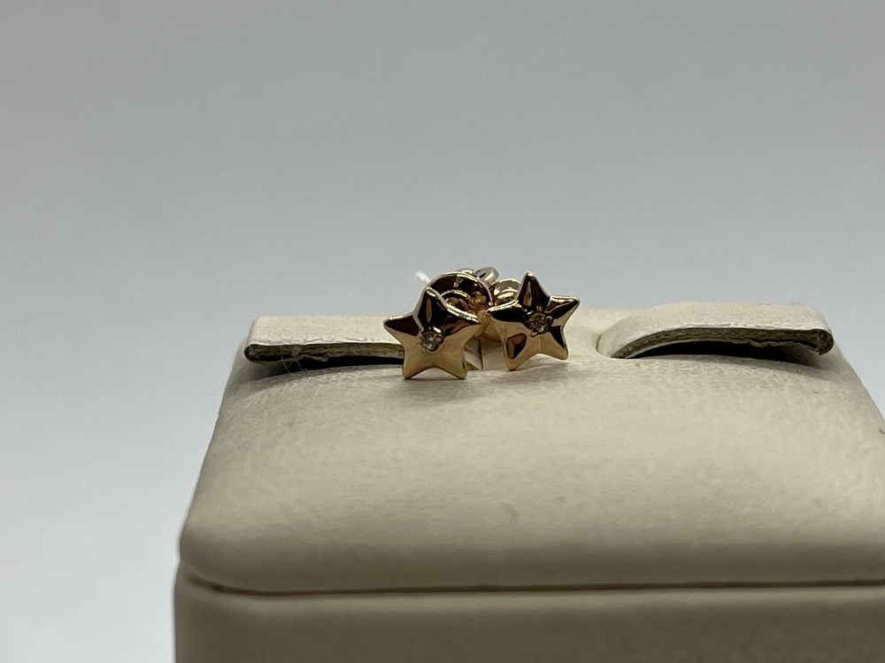 СПУС585 СЕРЬГИ ПУСЕТЫ (Au 585)