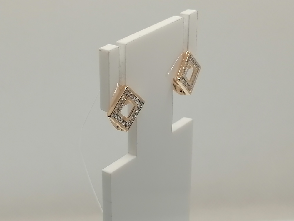 СЕРЬГИ С КАМНЯМИ (Au 585)