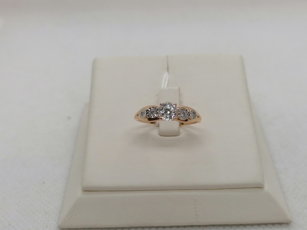 КОЛЬЦО БРИЛЛИАНТ Au 585