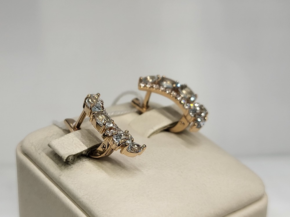 СЕРЬГИ С КАМНЯМИ (Au 585)