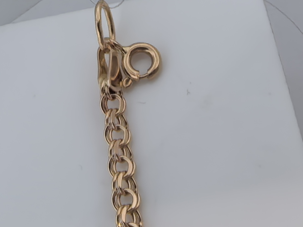 БРАСЛЕТ ПУСТОТЕЛЫЙ Бисмарк (Au 585)