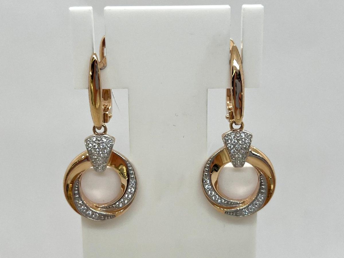 СЕРЬГИ С КАМНЯМИ (Au 585)