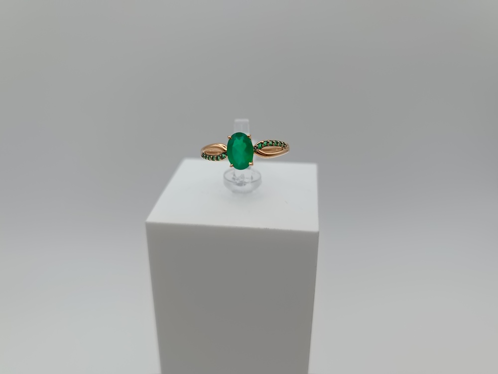 КОЛКМИ585 КОЛЬЦО С КАМНЯМИ (Au 585)