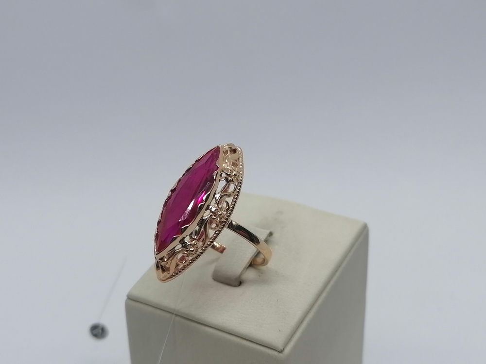 КОЛЬЦО С КАМНЕМ (Au 585)