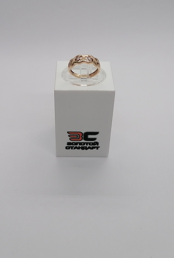 КОЛКМИ585 КОЛЬЦО С КАМНЯМИ (Au 585)
