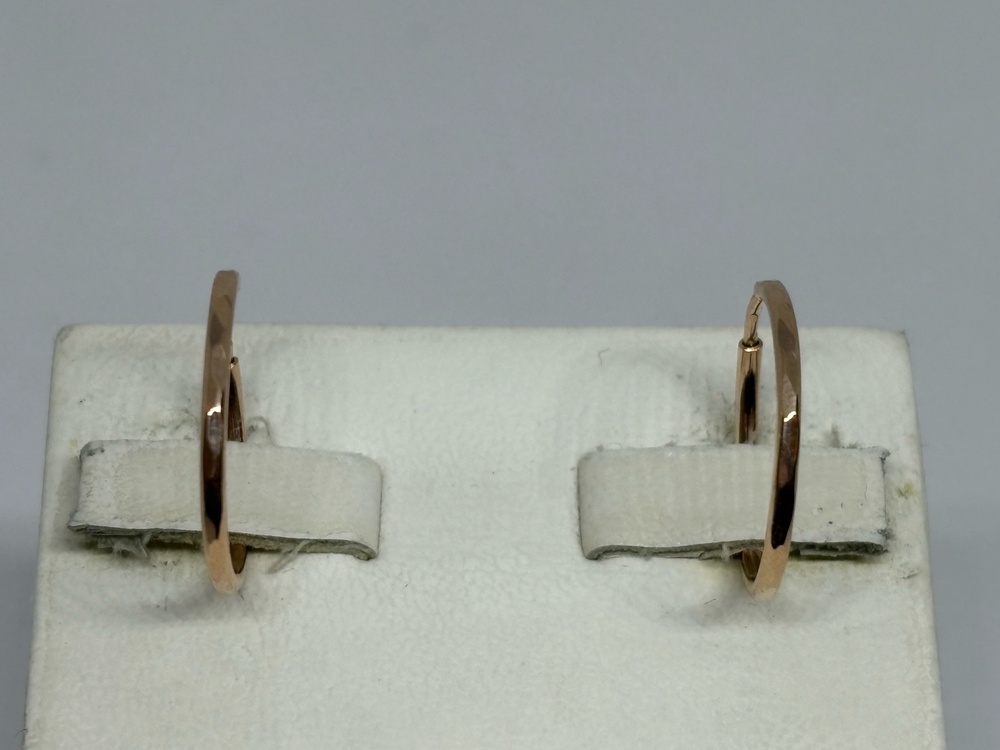 СКОН585 СЕРЬГИ КОНГО (Au 585)