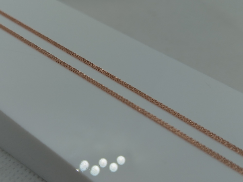 ЦЕПЬ ПОЛНОВЕСНАЯ Ромб двойной (Au 585)