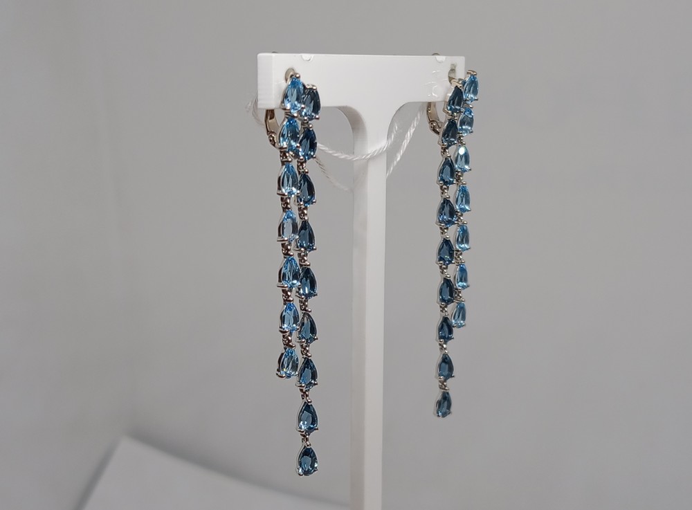 СЕРЬГИ С КАМНЯМИ (Au 585)