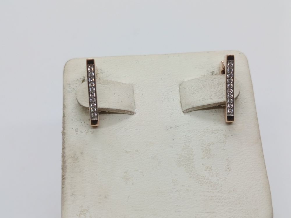 04-62-0380-00 СЕРЬГИ С КАМНЯМИ (Au 585)