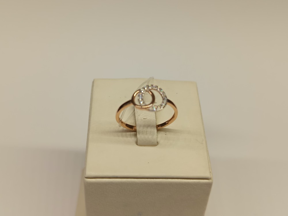 КОЛЬЦО С КАМНЯМИ (Au 585)