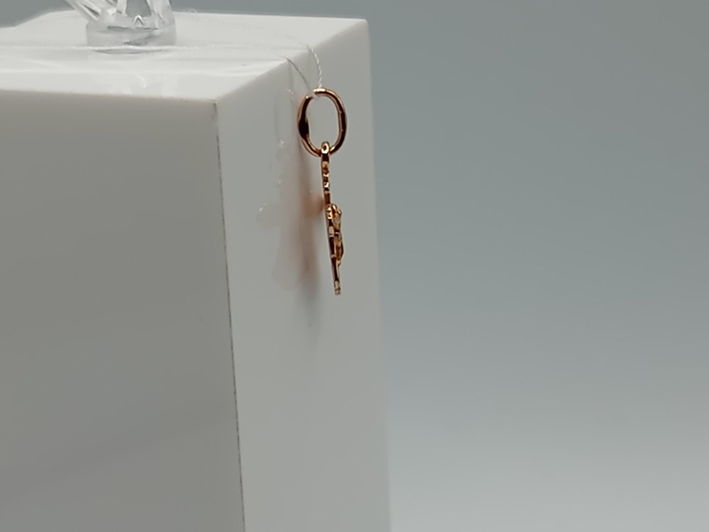 ПОДКБК585 ПОДВЕСКА КРЕСТ БЕЗ КАМНЯ (Au 585)