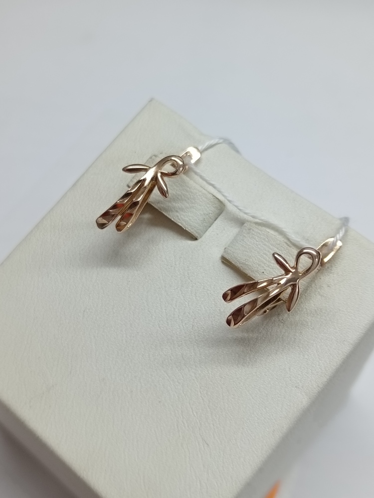 СЕРЬГИ БЕЗ КАМНЯ (Au 585)