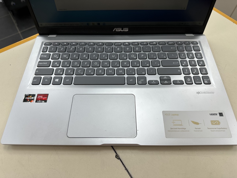 Ноутбук ASUS; Ryzen 3 3250U, AMD Radeon (TM) Graphics, 8 Гб, 256 Гб, Нет