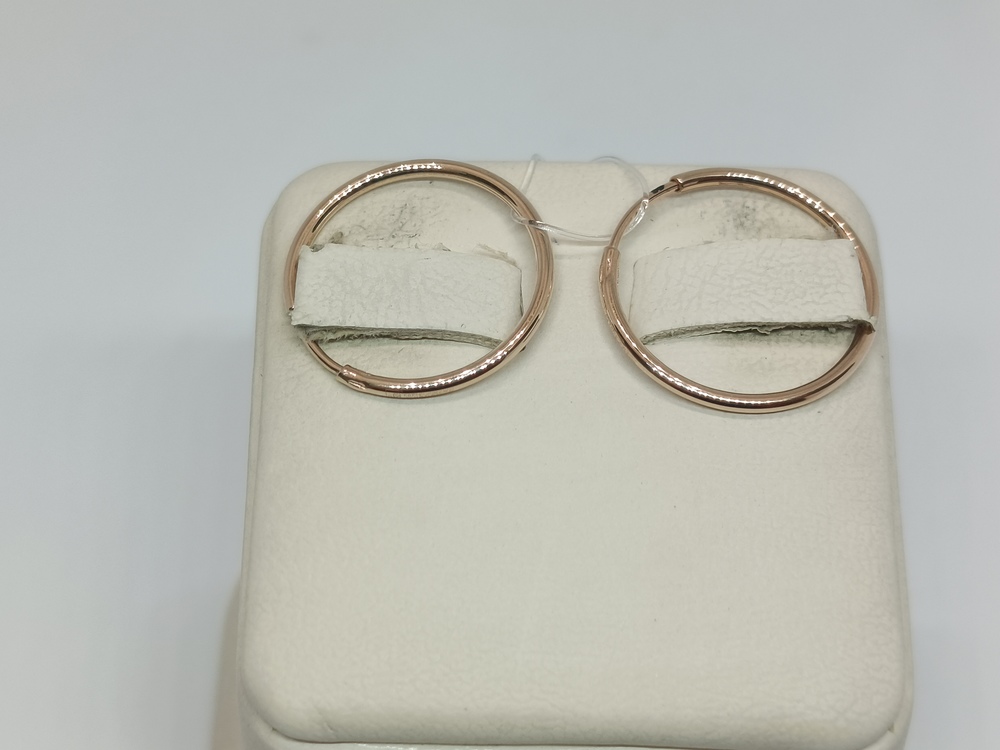 СЕРЬГИ КОНГО без камня (Au 585)