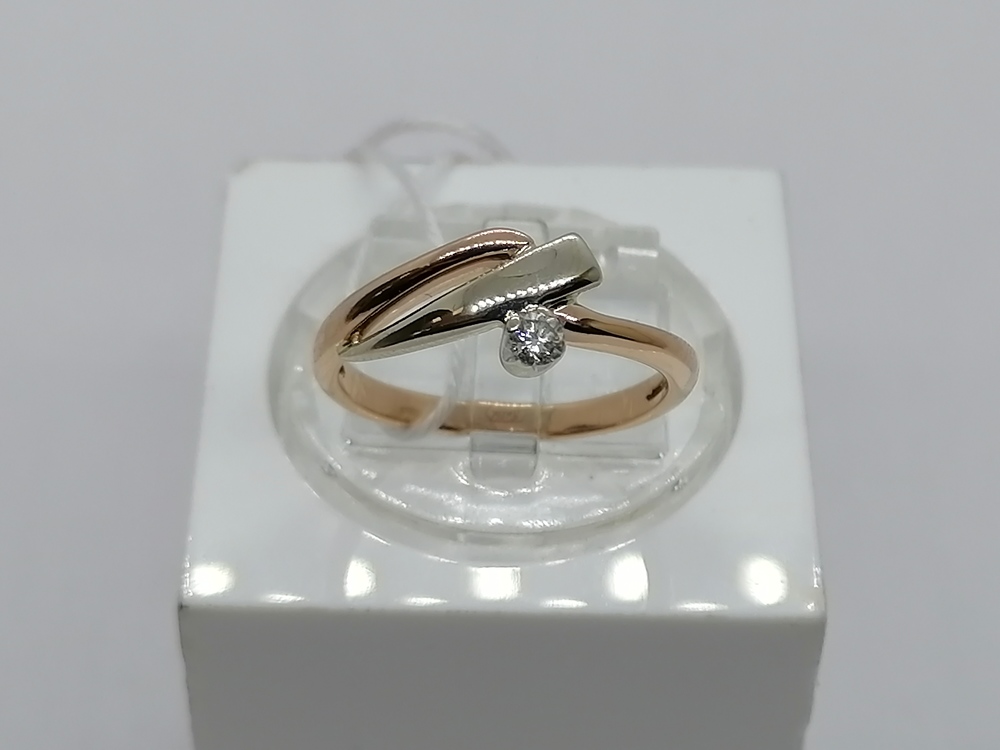 КОЛЬЦО БРИЛЛИАНТ Au 585