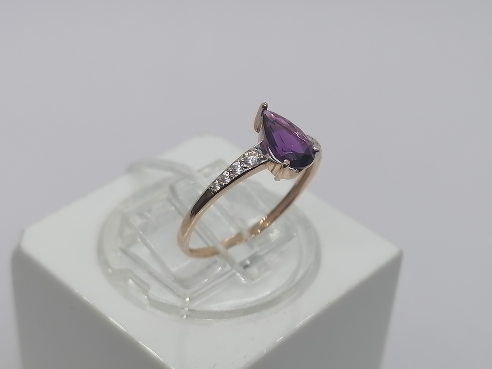 КОЛКМИ585 КОЛЬЦО С КАМНЯМИ (Au 585)