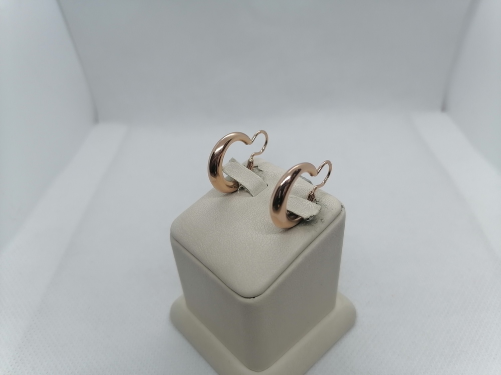 СБКМ583 СЕРЬГИ БЕЗ КАМНЯ (Au 583)