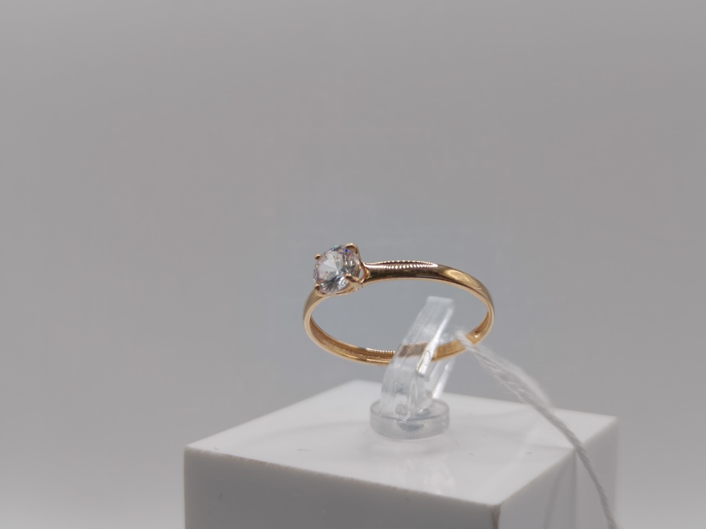 КОЛКМ585 КОЛЬЦО С КАМНЕМ (Au 585)